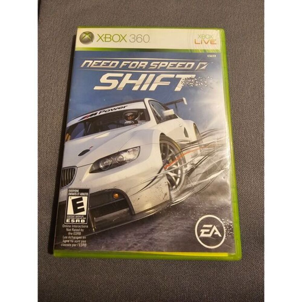 Need for Speed Shift Xbox 360 EA Games Racing BMW‎ M3 Cover Art NTSC Complete